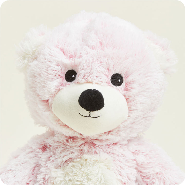 Pink Marshmallow Bear Stuffed Animal Warmies