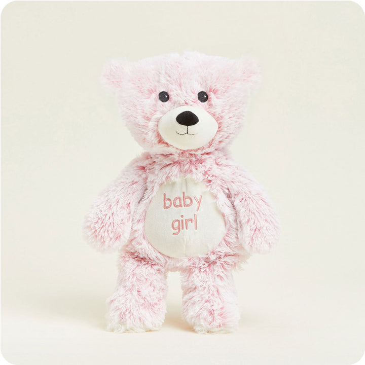 Heated Baby Girl Bear Plush Warmies