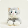 Microwavable Laying Down Gray Cat Stuffed Animal Warmies