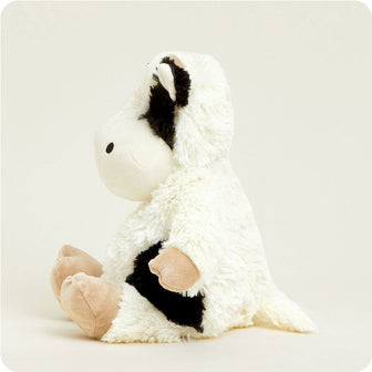 Microwavable Black and White Cow