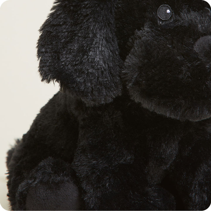 Soft Warm Weighted Black Labrador Plush Warmies