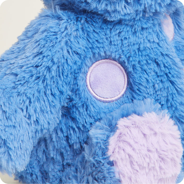 Soft Warm Weighted Blue Monster Plush Warmies