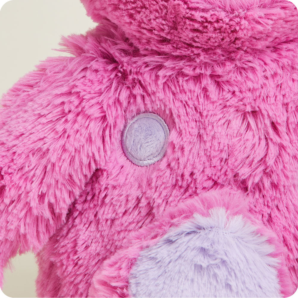 Soft Warm Weighted Pink Monster Plush Warmies