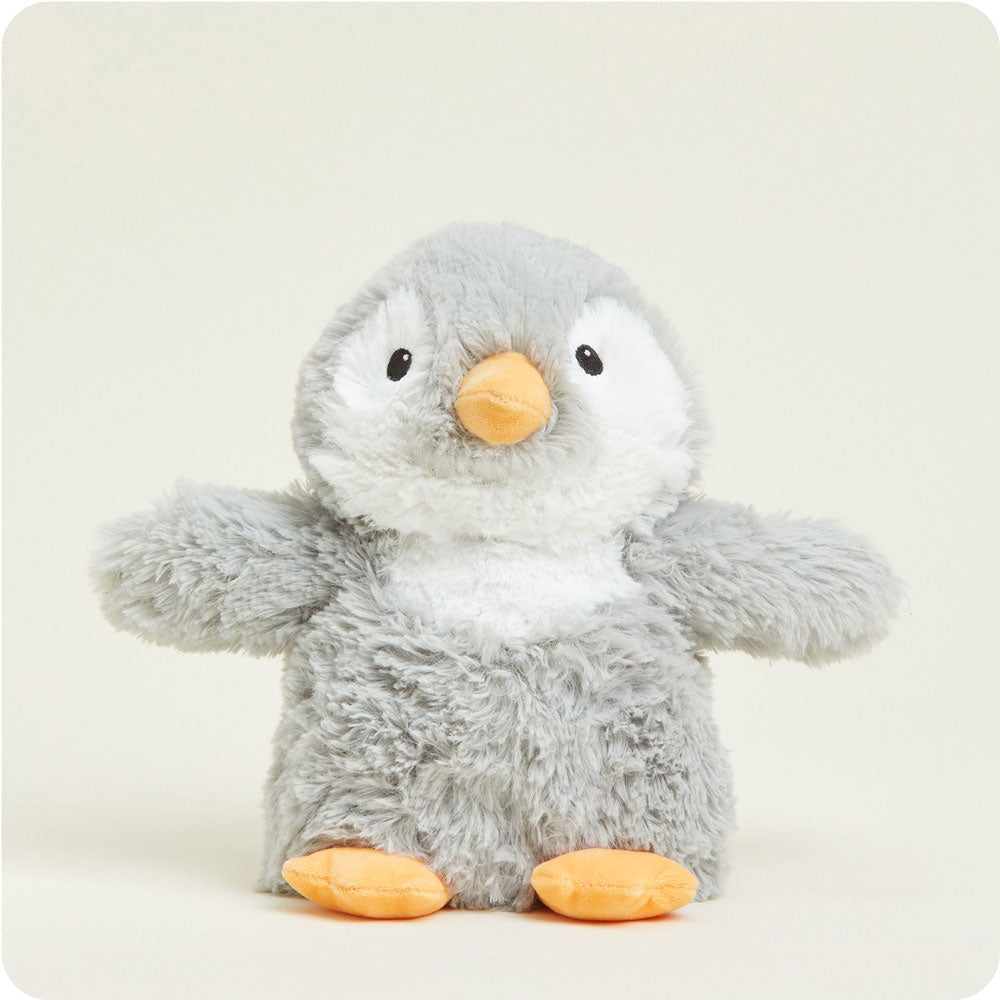 Microwavable Gray Penguin Stuffed Animal Warmies