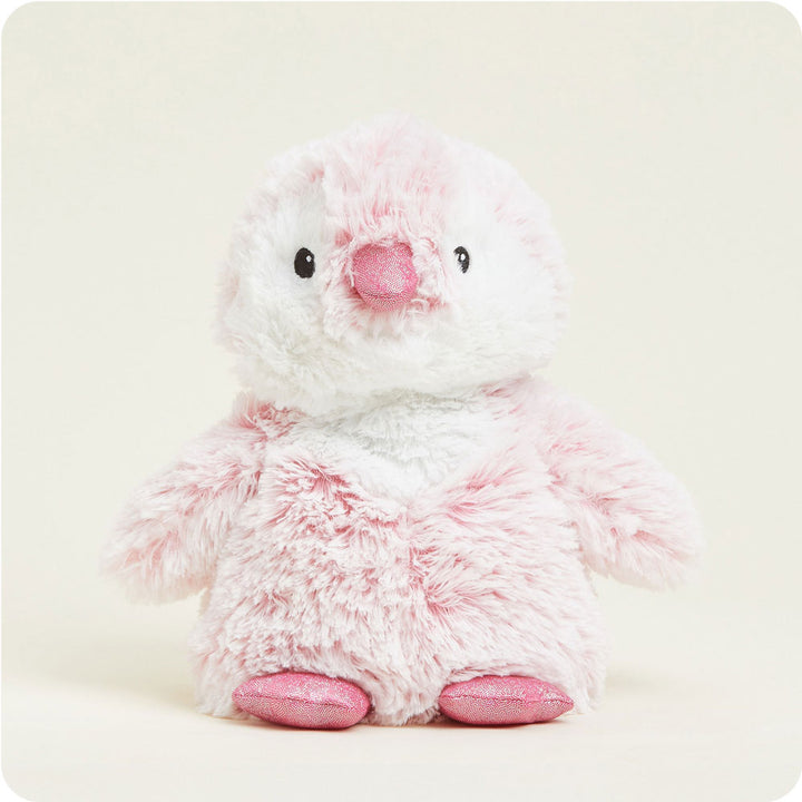 Microwavable Pink Penguin Stuffed Animal Warmies