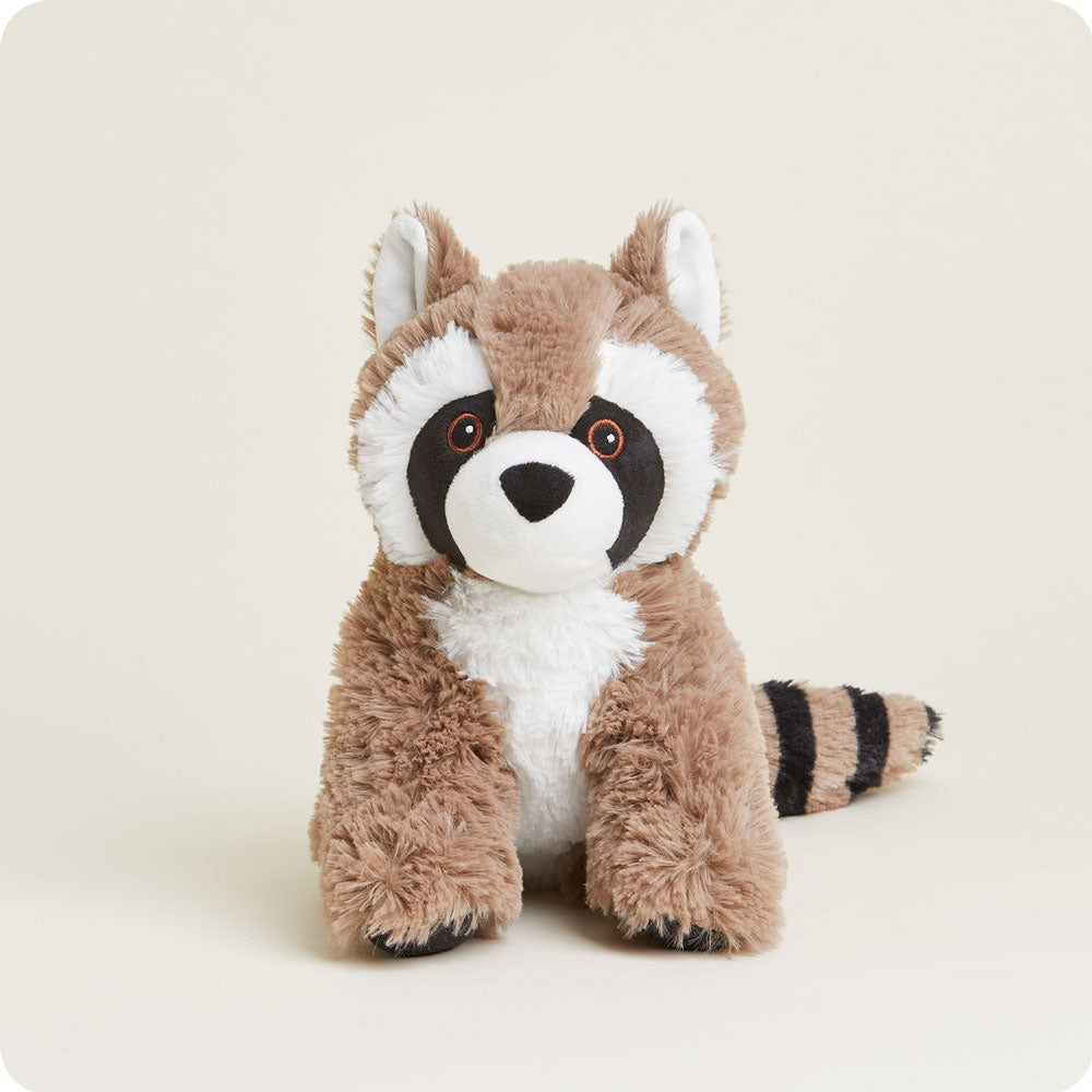 Pushy Raccon Warmies Raccoon Stuffed Animals | Weighted Raccoon Plush