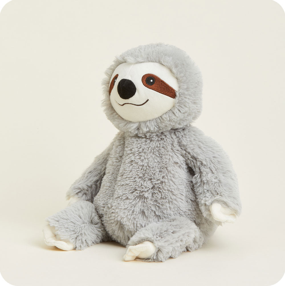Microwavable Gray Sloth Warmies - Warmies USA