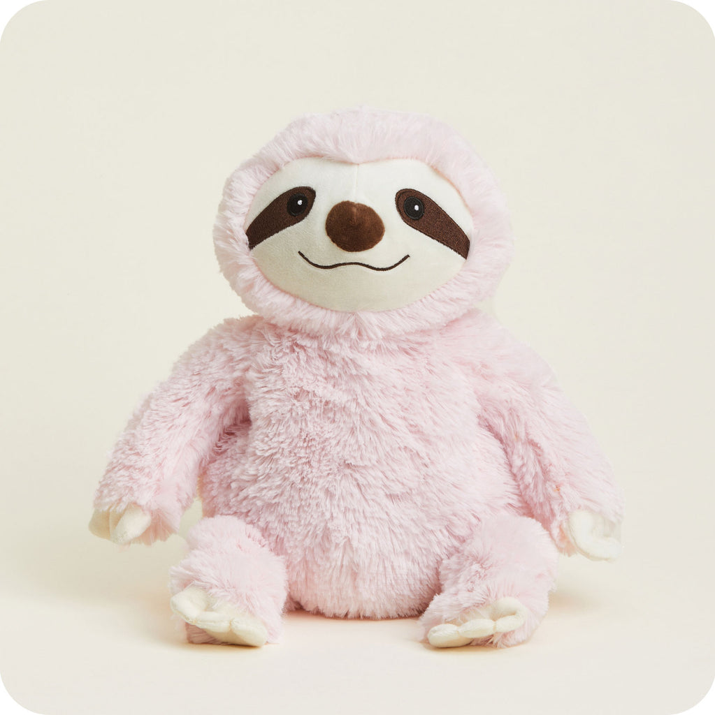 Microwavable Pink Sloth Warmies