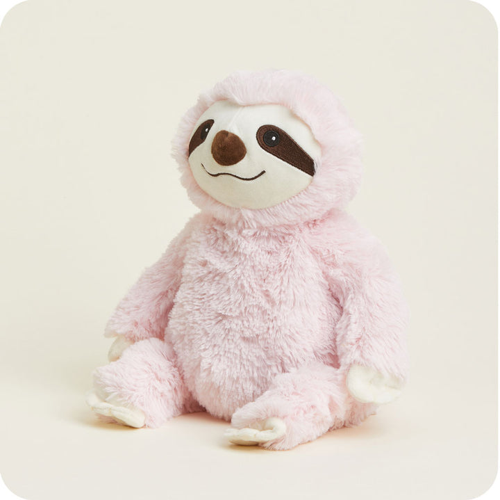 Microwavable Pink Sloth Heating Pad Warmies