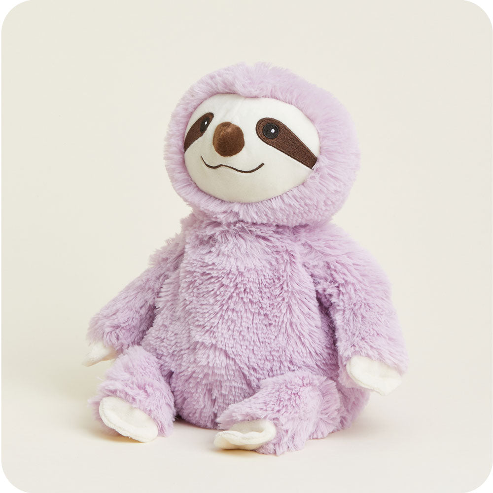 Heated Purple Sloth Plush Warmies