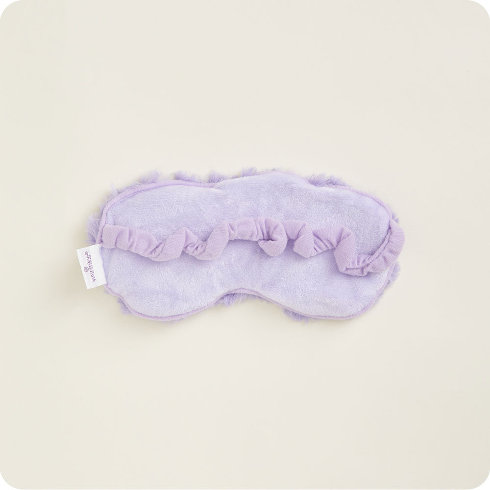 Gentle Curly Purple Warmies Eye Mask for Relaxation