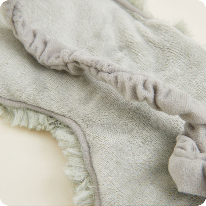 Tranquil Warmies Eye Mask in Curly Sage Green