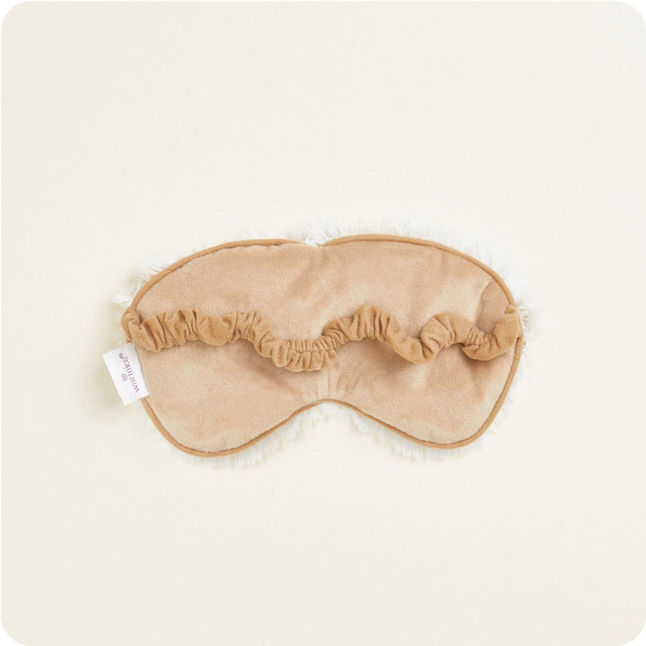 Embrace warmth with the Brown Warmies Eye Mask—microwavable bliss by Warmies USA.