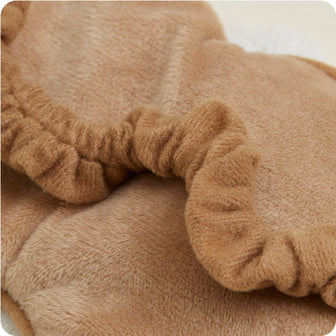 Experience tranquility with Warmies USA's Microwavable Marshmallow Brown Eye Mask.