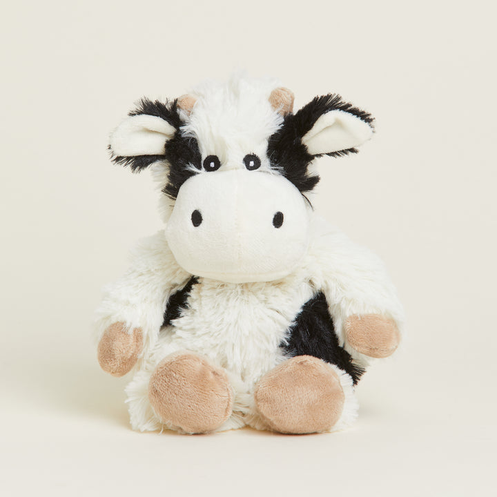 Microwavable Black and White Cow Stuffed Animal Warmies