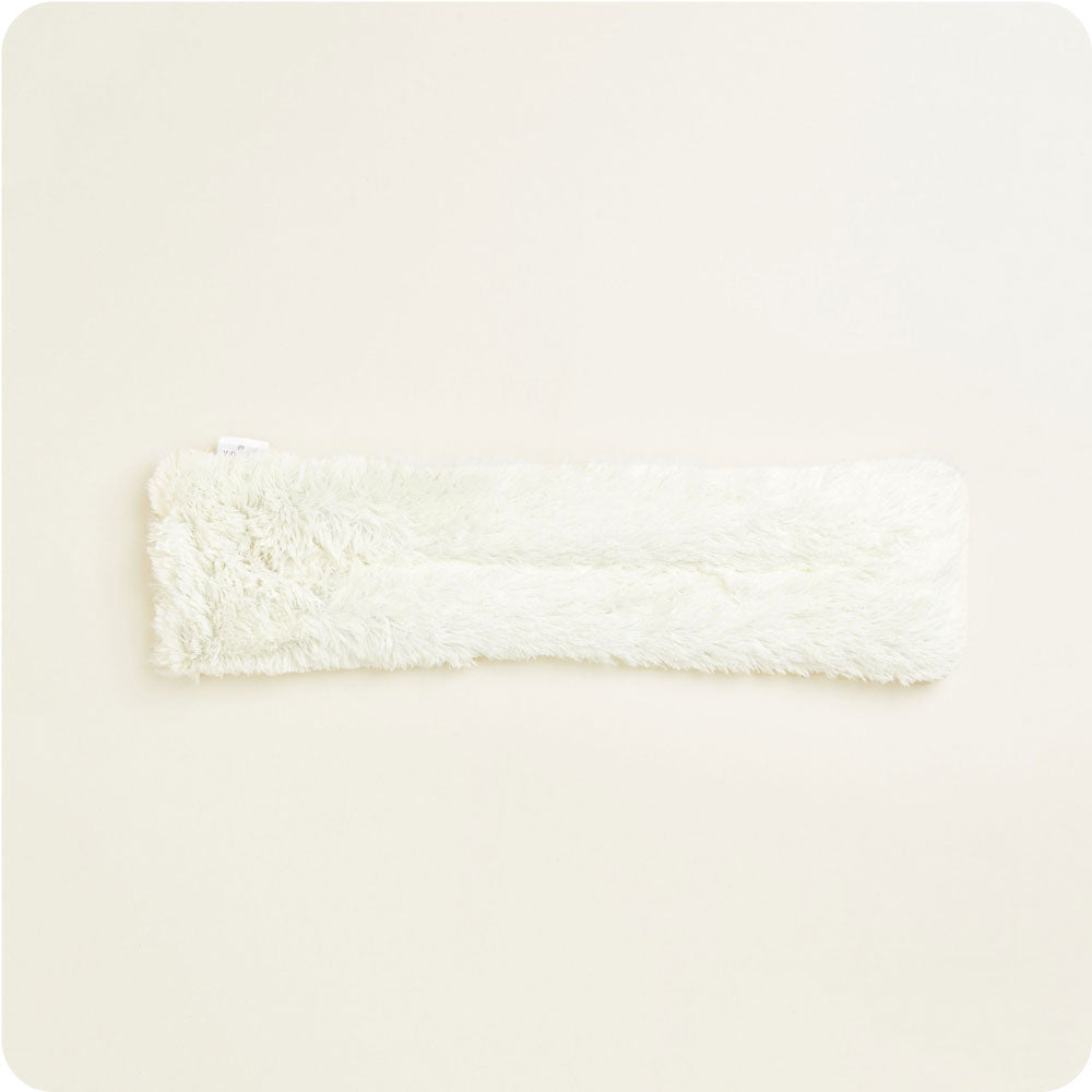 Revitalize with Cream Warmies Neck Wrap—microwave and unwind.