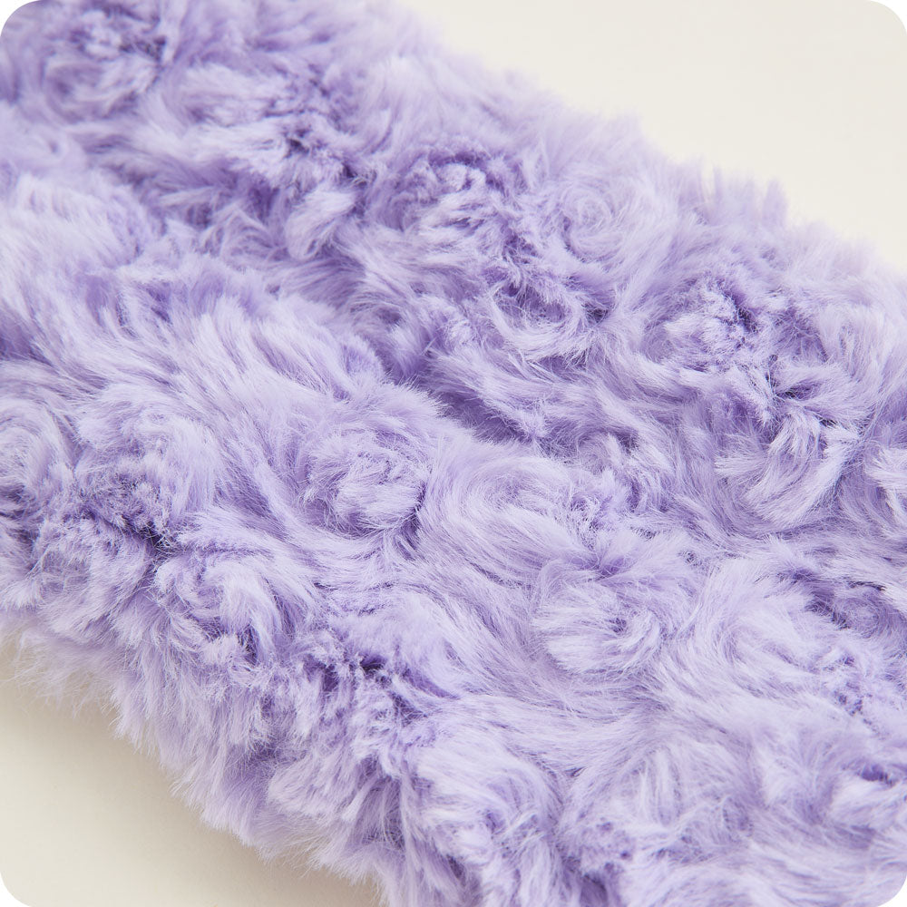 Soft Curly Purple Neck Heating Pad - Warmies USA