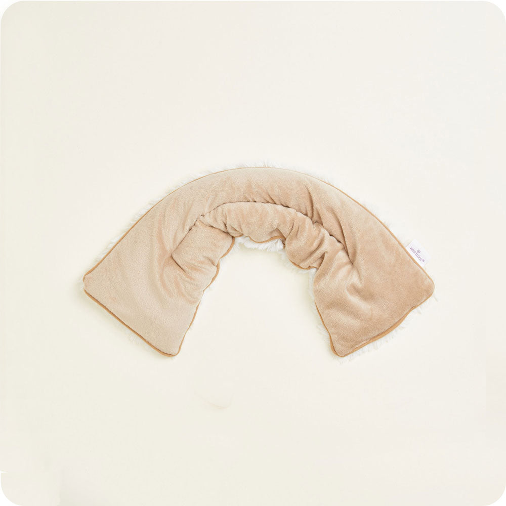 Warmies USA: Brown Marshmallow Microwavable Neck Wrap