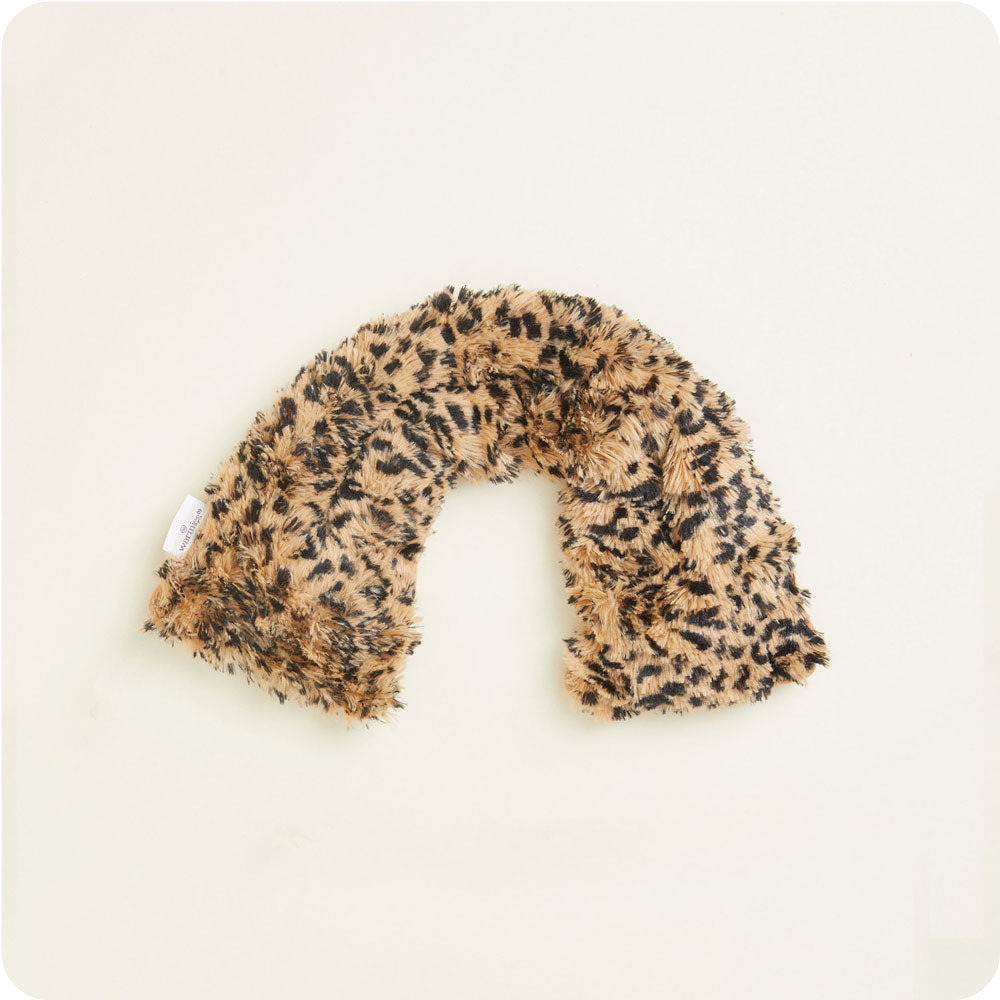 Microwavable Leopard Neck Wrap Stuffed Animal Warmies