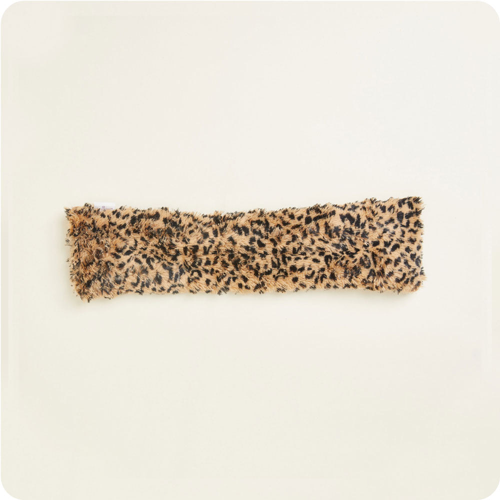Indulge in comfort with Microwavable Leopard Neck Wrap by Warmies USA.