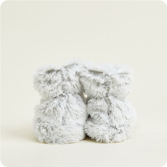 Microwavable Marshmallow Gray Warmies Boots | Warmies USA