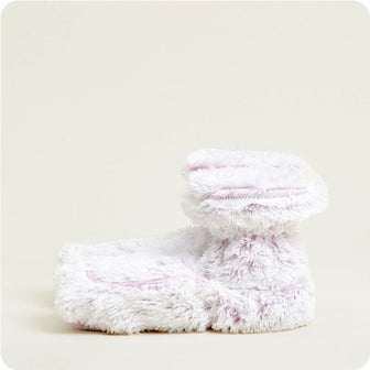 Lavender Warmies Boots: Microwavable luxury for cozy, soothing comfort.