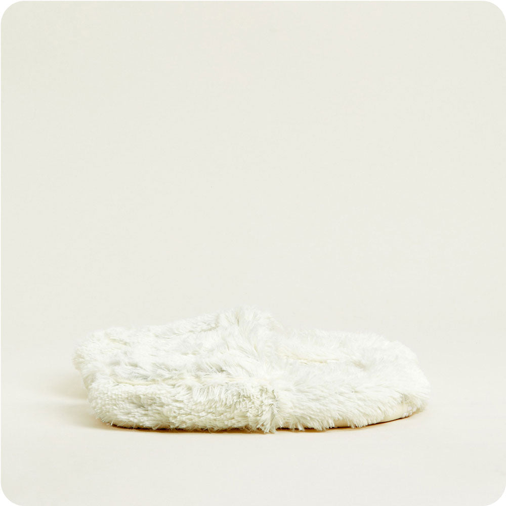 Indulge in warmth with Microwavable Cream Slippers by Warmies USA.