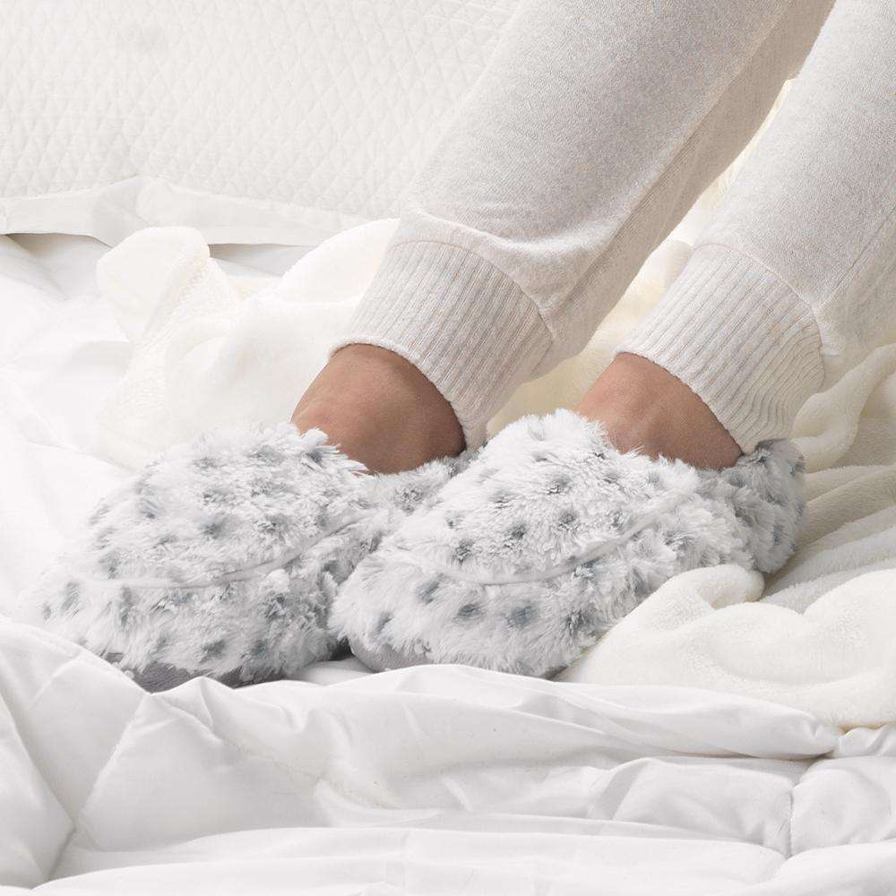 Snowy Warmies Slippers: Embrace microwavable warmth from Warmies USA.