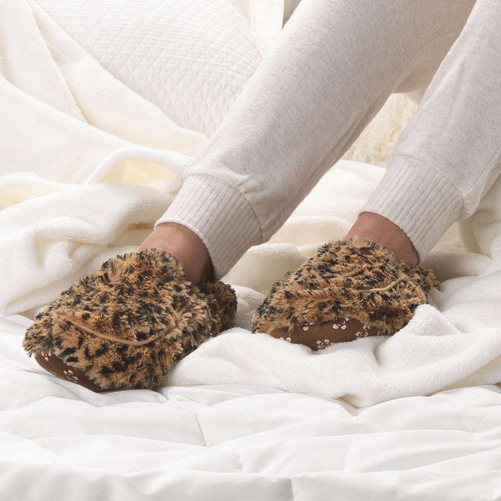 Tawny Warmies Slippers: Luxurious microwavable comfort from Warmies USA.