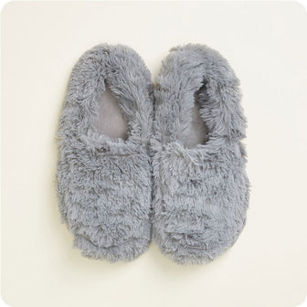 Microwavable Gray Warmies Slippers - Warmies USA