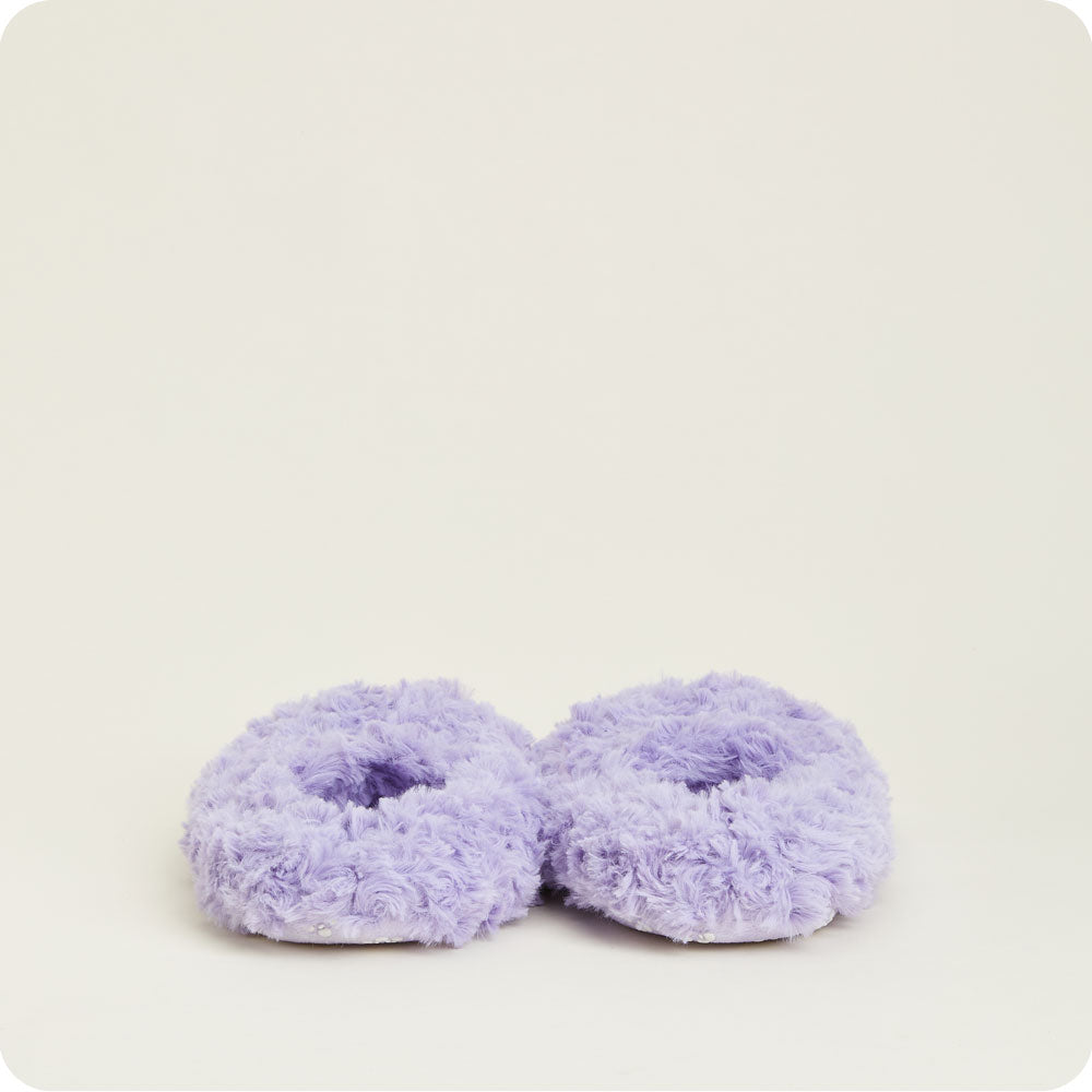 Warmies USA: Plush Purple Slippers for Comfort