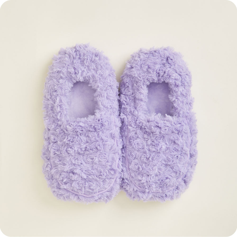 Cozy Purple Warmies Slippers - Warmies USA