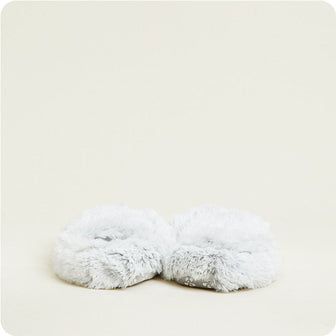 Curl up in Style: Gray Marshmallow Warmies Slippers