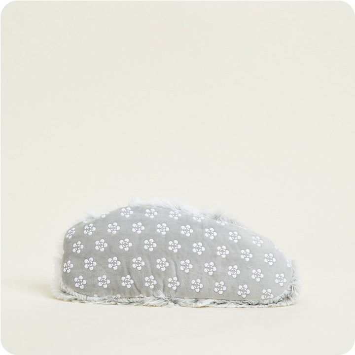 Warmies USA: Gray Marshmallow Microwavable Slippers for Cozy Comfort