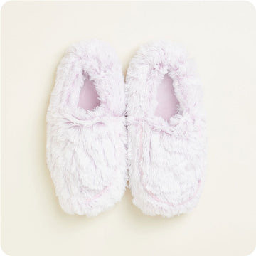 Microwavable Marshmallow Lavender Warmies Slippers - Warmies USA