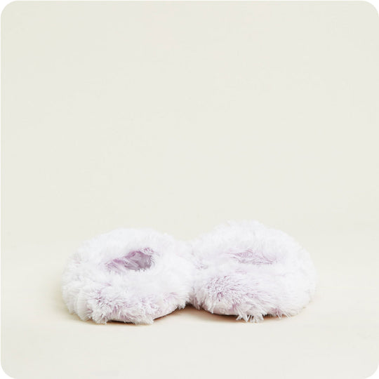 Microwavable Marshmallow Lavender Warmies Slippers | Warmies USA