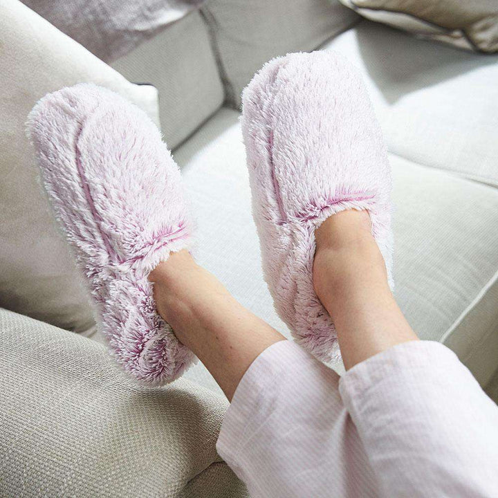 Warmies USA: Lavender Marshmallow Microwavable Slippers