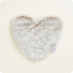 Marshmallow Brown Heart Heat Pad Warmies