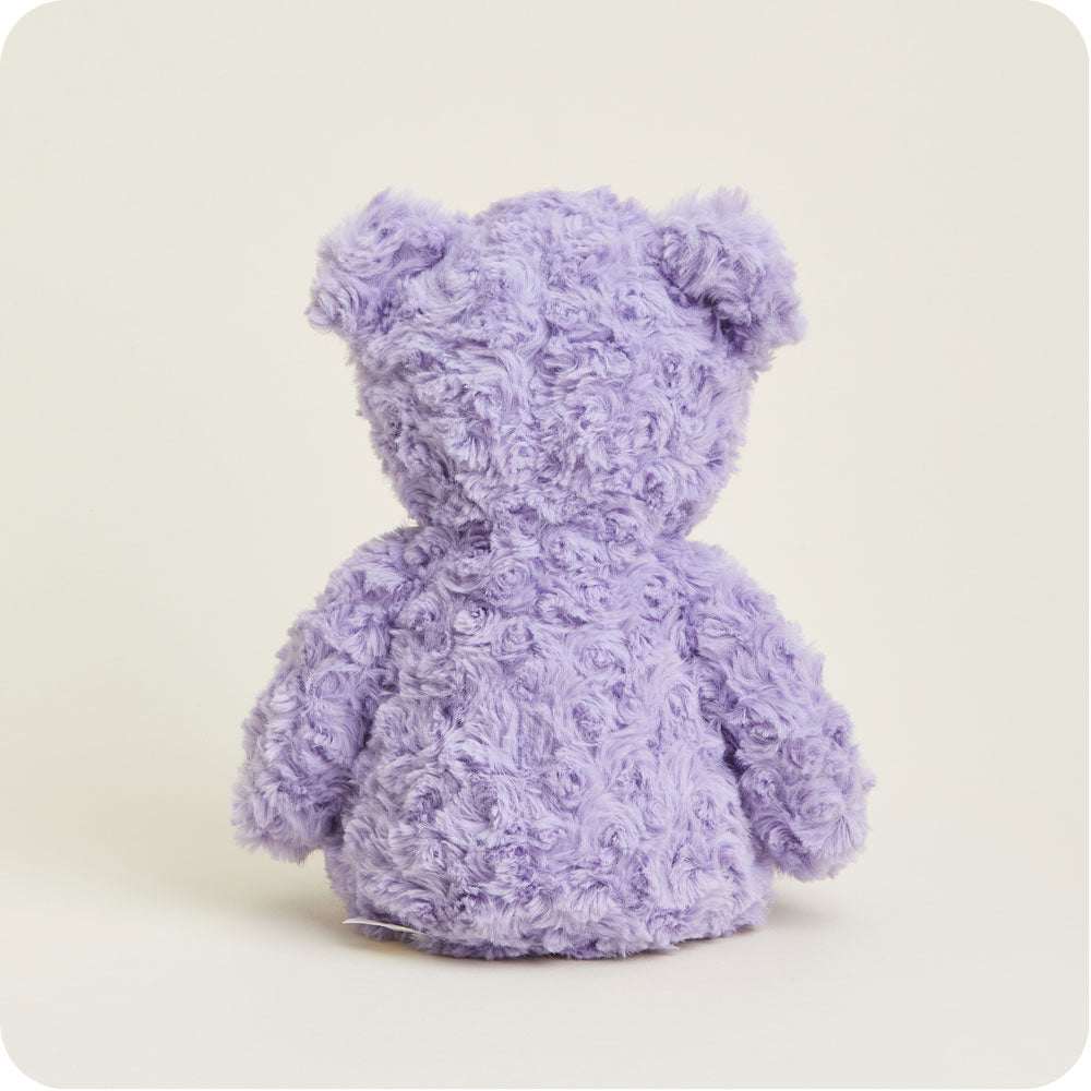Microwavable Purple Curly Bear Warmies Warmies USA