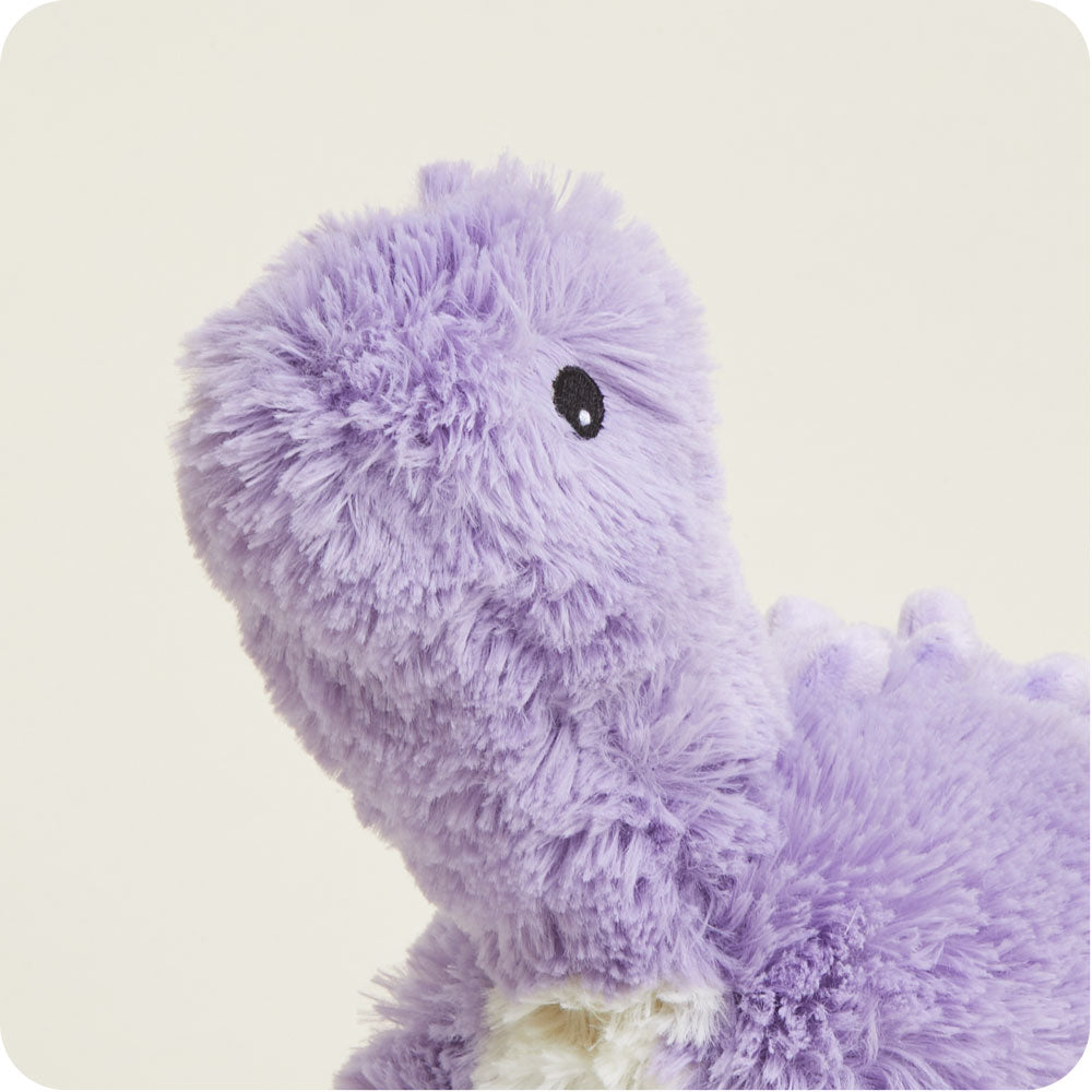 Purple Long Neck Dinosaur Stuffed Animal Warmies
