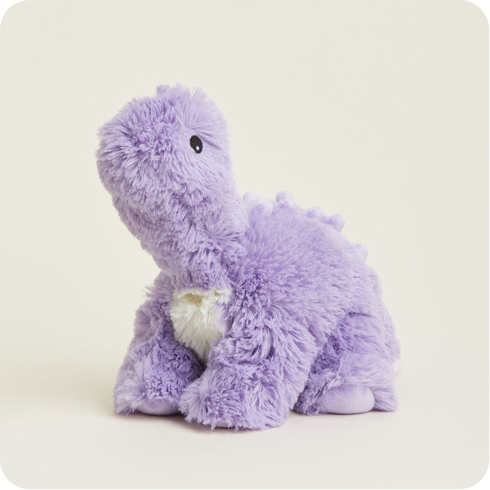 Microwavable Purple Long Neck Dinosaur Stuffed Animal Warmies