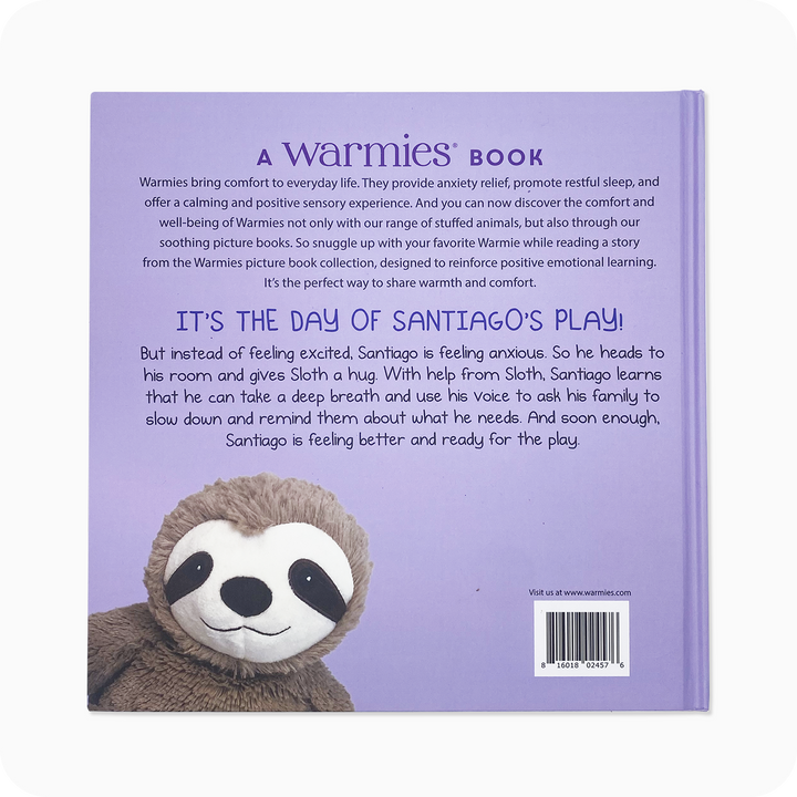  Sloth Goes Slow Book - Warmies USA