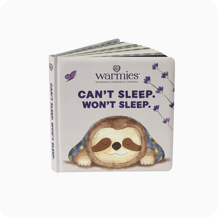 Microwavable Can't Sleep. Won't Sleep. Board Book - Warmies USA