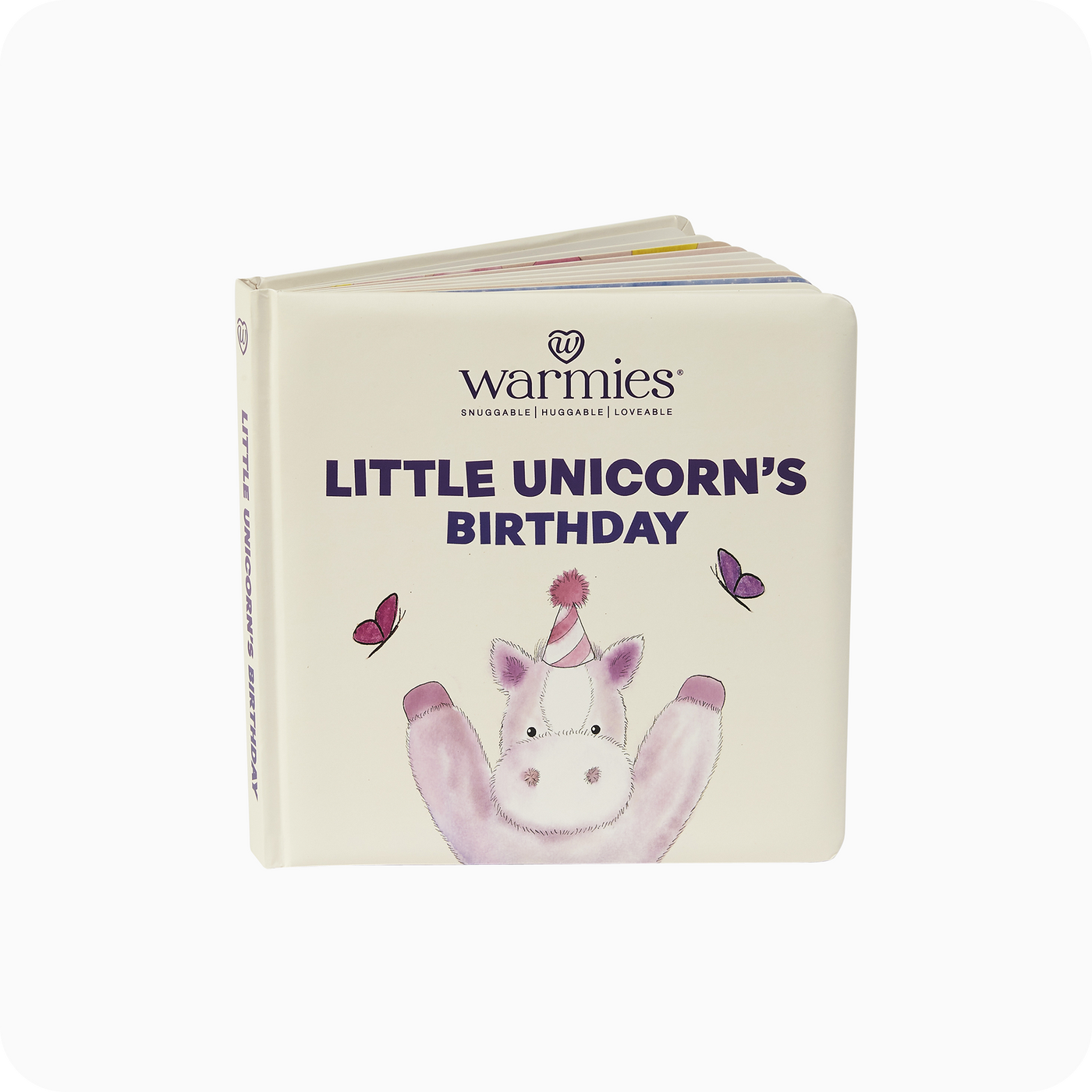 Microwavable Little Unicorn's Birthday Board Book - Warmies USA