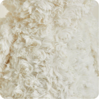 Cute Weighted Lavender Scented Cream Curly Bear Stuffed Animal Heating Pad Warmies